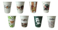 COFFEE MIX papierové šálky na kávu 250ml 100 ks COFFEE MIX papierové šálky na kávu 250ml 100 ks