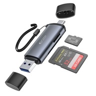 USB-C SD Adaptér čítačky pamäťových kariet Micro-SD USB-C SD Adaptér čítačky pamäťových kariet Micro-SD