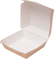 Kartónová krabica na burger XXL, 14,5x14,5x10cm, 75x