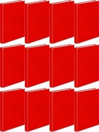 VIAZAČ ÚZKY A4 25mm 2 Prsteň VauPe ČERVENÝ x12 VIAZAČ ÚZKY A4 25mm 2 Prsteň VauPe ČERVENÝ x12