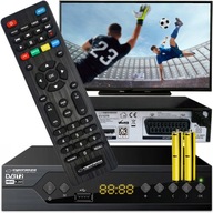 DVB-T2 POZEMNÝ TV TUNER DEKODÉR H.265 HEVC FULL HD USB HDMI + DIAĽK. DVB-T2 POZEMNÝ TV TUNER DEKODÉR H.265 HEVC FULL HD USB HDMI + DIAĽK.