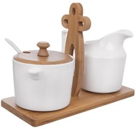 SET CUKOR A MLIEKO JACK BIELY PORCELÁN SET CUKOR A MLIEKO JACK BIELY PORCELÁN