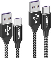 Kábel NIBIKIA USB-C Type C Quick Charge 3.0 2m