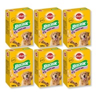 PEDIGREE BISCROK CRISPY DOG COOKIES 6x500g PEDIGREE BISCROK CRISPY DOG COOKIES 6x500g