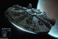 Star Wars Millennium Falcon - plagát 91,5x61 cm
