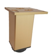 Nábytková noha 45x45 matná zlatá 60mm Nábytková noha 45x45 matná zlatá 60mm