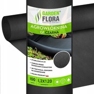 AgroGF čierna agrotextília 1,2x120m 100g/m2 HRUBA!