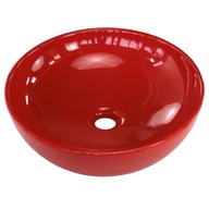 Umývadlo na dosku, červené, 40 cm, malé