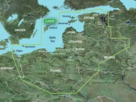 Mapa Garmin BlueChart G3 - Baltské more, Mazury, Poľsko Mapa Garmin BlueChart G3 - Baltské more, Mazury, Poľsko
