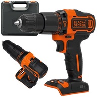 Príklepový skrutkovač 18V 40Nm v kufri Black+Decker BDCHD18NT Príklepový skrutkovač 18V 40Nm v kufri Black+Decker BDCHD18NT