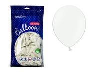 Silné biele narodeninové/stenové balóny, 100 ks, 30 cm Silné biele narodeninové/stenové balóny, 100 ks, 30 cm