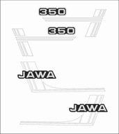 Sada nálepiek Jawa 350 Sada nálepiek Jawa 350