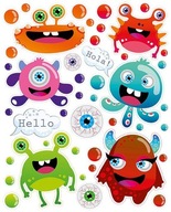 Spots Nažehľovacie obliečky Monsters veľký list Spots Nažehľovacie obliečky Monsters veľký list