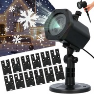 LASEROVÝ projektor + vianočná LED + 12 KARIET 6W