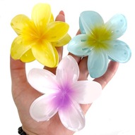 Spona sponka do vlasov veľká 8 cm HAWAIIAN FLOWER 3 DIELS set Spona sponka do vlasov veľká 8 cm HAWAIIAN FLOWER 3 DIELS set