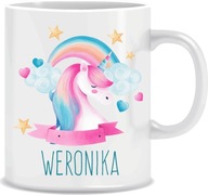 Hrnček JEDNOROŽEC na darček + MENO DIEŤAŤA 330ml Hrnček JEDNOROŽEC na darček + MENO DIEŤAŤA 330ml