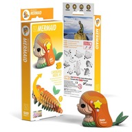 Morská panna Eugy Eco puzzle 3D Morská žena Morská panna Eugy Eco puzzle 3D Morská žena