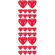 Dekorácia červené srdce Love Box Gadgets 30 ks