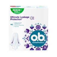 o.b. Tampóny Extra Protect Super Plus 36 kusov o.b. Tampóny Extra Protect Super Plus 36 kusov