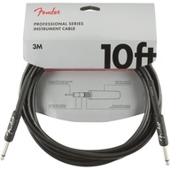 Prístrojový kábel Fender Professional Series 10', čierny Prístrojový kábel Fender Professional Series 10', čierny