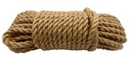 Jutové lano prírodné lano 12 mm 20 M Jutové lano prírodné lano 12 mm 20 M