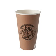 Hnedé papierové poháre 500 ml, priemer 90 mm 50 ks. Hnedé papierové poháre 500 ml, priemer 90 mm 50 ks.