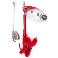 Mepps Lusox spinner č. 3 strieborné červené bodky Mepps Lusox spinner č. 3 strieborné červené bodky