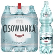 Nízkosodná neperlivá voda Cisowianka 1,5l 6 ks Nízkosodná neperlivá voda Cisowianka 1,5l 6 ks