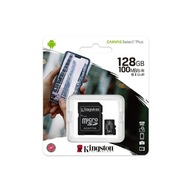 Pamäťová karta Kingston 128 GB microSDXC Canvas Select Plus trieda 10 UHS-I 100 Pamäťová karta Kingston 128 GB microSDXC Canvas Select Plus trieda 10 UHS-I 100