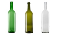 Sklenené fľaše na víno 750 ml - 40 ks.