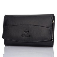 Kožená BLACK Gracio dámska peňaženka S RFID VEĽKÝ Kožená BLACK Gracio dámska peňaženka S RFID VEĽKÝ