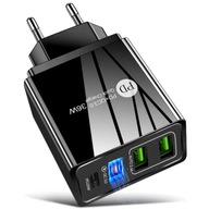 VÝKONNÁ 3XUSB +PD UNIVERZÁLNA 36W NÁSTENNÁ NABÍJAČKA VÝKONNÁ 3XUSB +PD UNIVERZÁLNA 36W NÁSTENNÁ NABÍJAČKA