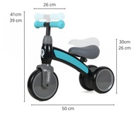 Balančný bicykel Prvý bicykel pre deti MODRÝ