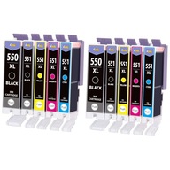10x XL ATRAMENTY PRE CANON PIXMA IP7250 MG5550 MG5650 10x XL ATRAMENTY PRE CANON PIXMA IP7250 MG5550 MG5650