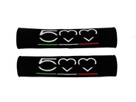 ALCANTARA BELT PADS 4 KS FIAT 500L + VÝŠIVKY ALCANTARA BELT PADS 4 KS FIAT 500L + VÝŠIVKY