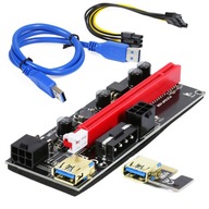 RISER 009S GOLD USB 3.0 PCI-E PCI 1x-16x SATA TAPE RISER 009S GOLD USB 3.0 PCI-E PCI 1x-16x SATA TAPE