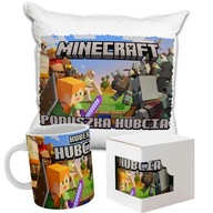 MINECRAFT BANÍK SÚPRAVA VANKÚŠOV HRNÍČEK TLAČENÝ MENO NÁZOV MINECRAFT BANÍK SÚPRAVA VANKÚŠOV HRNÍČEK TLAČENÝ MENO NÁZOV