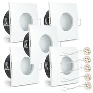 5x KOVOVÁ STROPNÁ LAMPA PRE LED ŽIAROVKY 5x KOVOVÁ STROPNÁ LAMPA PRE LED ŽIAROVKY