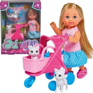 SIMBA EVI MAČIATKA SITTER MINI BÁBIKA + 2 MAČIČKY SIMBA EVI MAČIATKA SITTER MINI BÁBIKA + 2 MAČIČKY