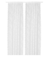 IKEA KRÉMOVÉ ZÁCLONY VZOR 145x300CM IKEA KRÉMOVÉ ZÁCLONY VZOR 145x300CM