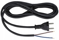 Kábel Kábel s rovnou zástrčkou Guma H05RR-F 2x1 5m
