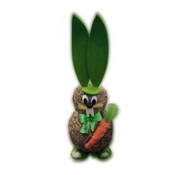 Slamený veľkonočný zajac 45cm zelený