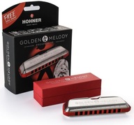 HOHNER GOLDEN MELODY PROGRESSIVE C DIATONICKÁ HARMONIKA 10 dier HOHNER GOLDEN MELODY PROGRESSIVE C DIATONICKÁ HARMONIKA 10 dier