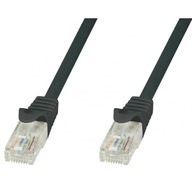 PatchCord Cat5e UTP 10 m čierny CCA PatchCord Cat5e UTP 10 m čierny CCA