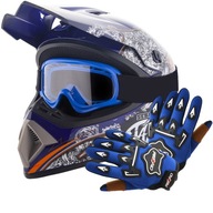 ĽAHKÁ ENDURO KRÍŽOVÁ PRILBA QUAD L + OKULIARE + RUKAVICE ĽAHKÁ ENDURO KRÍŽOVÁ PRILBA QUAD L + OKULIARE + RUKAVICE