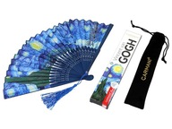 Carmani V. Van Gogh Starry Night skladací ventilátor Carmani V. Van Gogh Starry Night skladací ventilátor