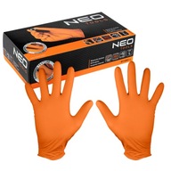 Oranžové nitrilové rukavice 50 ks