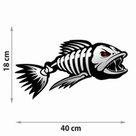 NÁLEPKA RYBA NA LOĎ LOĎ AUTO 40 cm + ZADARMO NÁLEPKA RYBA NA LOĎ LOĎ AUTO 40 cm + ZADARMO