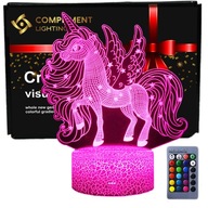 3D LED USB nočná lampa pre darček Unicorn 3D LED USB nočná lampa pre darček Unicorn