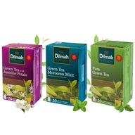 Sada Dilmah Jasmín + Mäta + Čistý zelený čaj Sada Dilmah Jasmín + Mäta + Čistý zelený čaj
